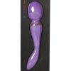 Nu Sensuelle XLR8 Alluvion Silicone Rechargeable Wand Massager - Purple/ Rose Gold