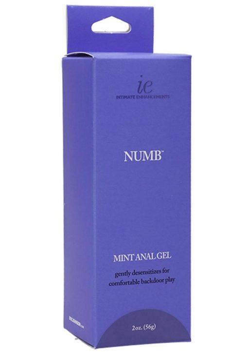 Intimate Enhancements Numb Anal Gel 2oz (Boxed) - Mint