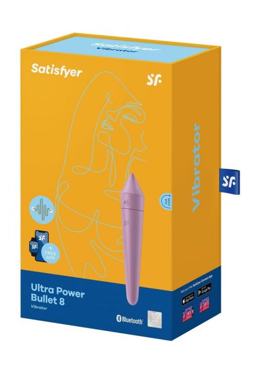 Satisfyer Ultra Power Bullet 5 Rechargeable Silicone Bullet Vibrator - Purple