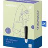 Satisfyer Ultra Power Bullet 2 Rechargeable Silicone Bullet Vibrator - Black