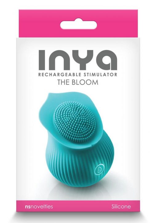 Inya The Bloom Rechargeable Silicone Clitoral Stimulator - Teal