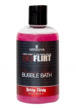 Big Flirt Pheromone Bubble Bath 8oz - Berry Flirty