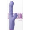 Luxe Nova Rechargeable Silicone Rabbit Vibrator - Purple