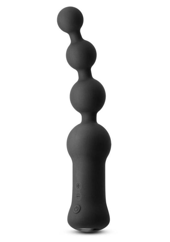 Renegade Quad Rechargeable Silicone Anal Massager - Black