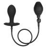 Weighted Silicone Inflatable Plug Large - Black