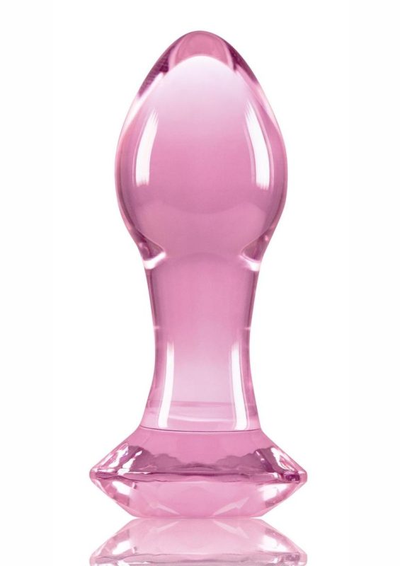 Crystal Premium Glass Gem Probe - Pink