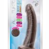 Au Naturel Jack Dildo with Suction Cup 7in - Chocolate