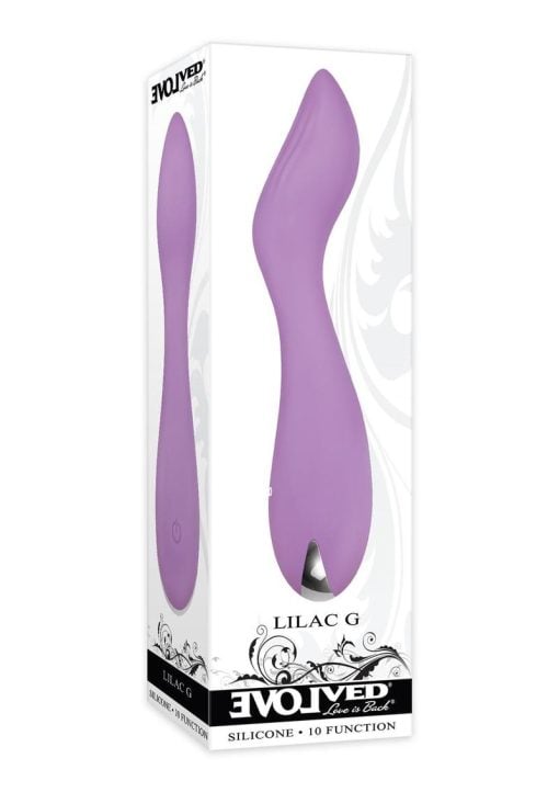 Lilac G Rechargeable Silicone Vibrator - Pink