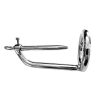 Rouge Chastity Cock Ring and Urethral Probe - Stainless Steel