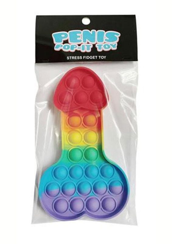 Penis Pop-It Toy - Rainbow