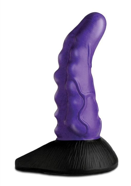 Creature Cocks Orion Invader Veiny Space Alien Silicone Dildo 7.25in - Purple