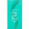 Pretty Little Wands Bubbly Rechargeable Silicone Vibrator - Aqua