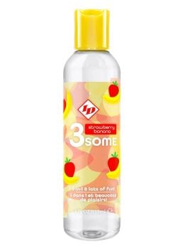 ID 3 Some 3-in-1 Multi Use Flavored Lubricant Strawberry Banana 4oz