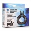 Trinity 4 Men 10X Cock Viper Dual Stimulating Rechargeable Silicone Cock Ring - Black