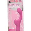Rechargeable Butterfly Kiss Silicone Flicker - Pink