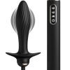 Anal Fantasy Elite Auto-Throb Rechargeable Silicone Inflatable Vibrating Plug - Black