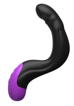 Anal Fantasy Elite Hyper-Pulse Rechargeable Silicone P-Spot Massager - Black