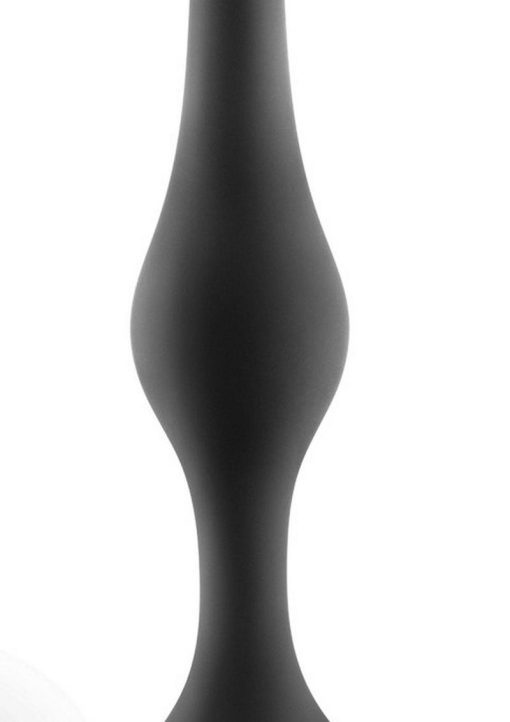 Anal Adventures Platinum Silicone Beginner Plus - Small - Black