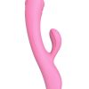 Bunny andamp; Clyde Rechargeable Silicone Rabbit Vibrator - Pink Passion