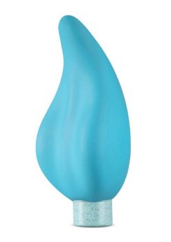 Gaia Eco Caress Rechargeable Plant Based Vibrator - Aqua