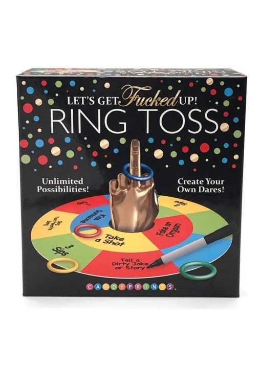 Let`s Get F Up Ring Toss Game