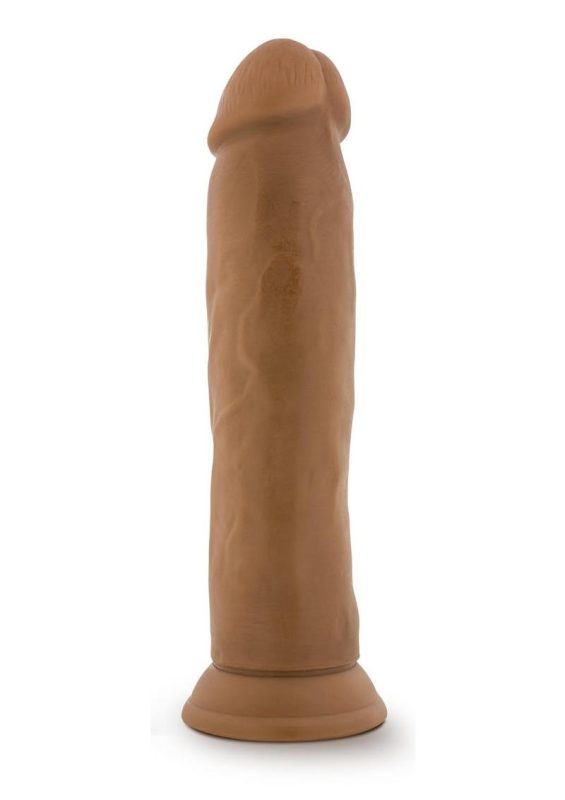 Dr. Skin Silicone Dr. Henry Dildo with Suction Cup 9in - Caramel