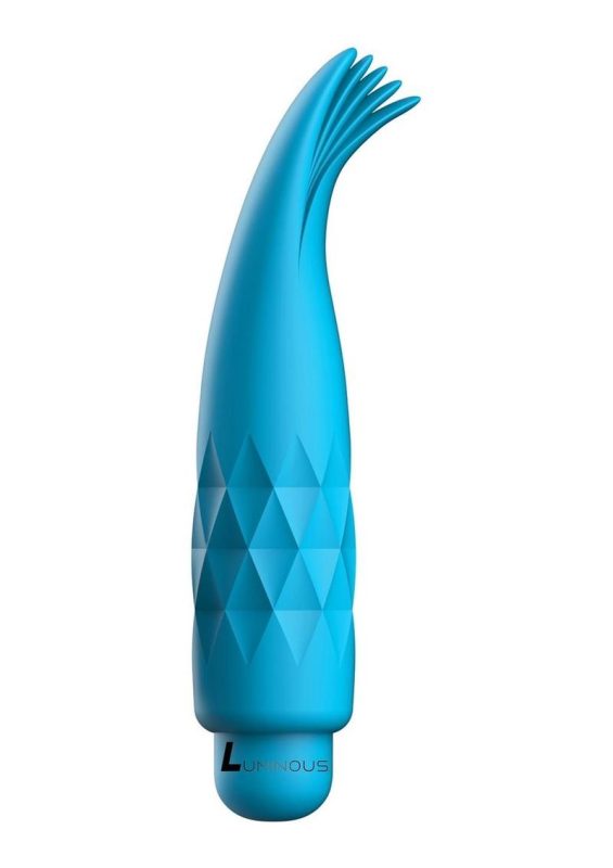 Luminous Zoe Bullet with Silicone Sleeve - Aqua