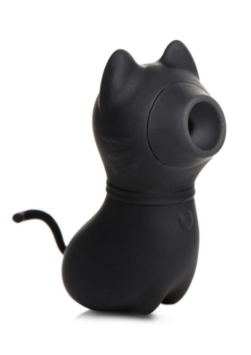 Shegasm Sucky Kitty Rechargeable Silicone Clitoral Stimulator Black