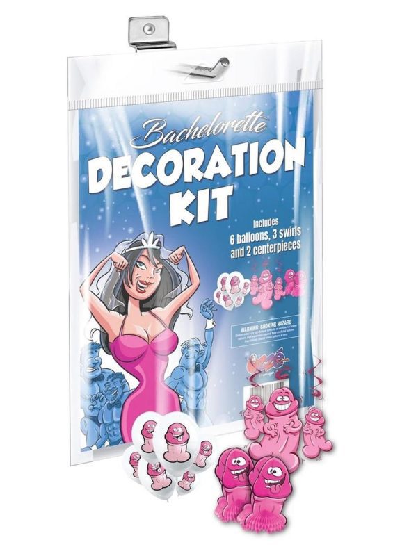 Bachelorette Decoration Kit - Blue/Pink