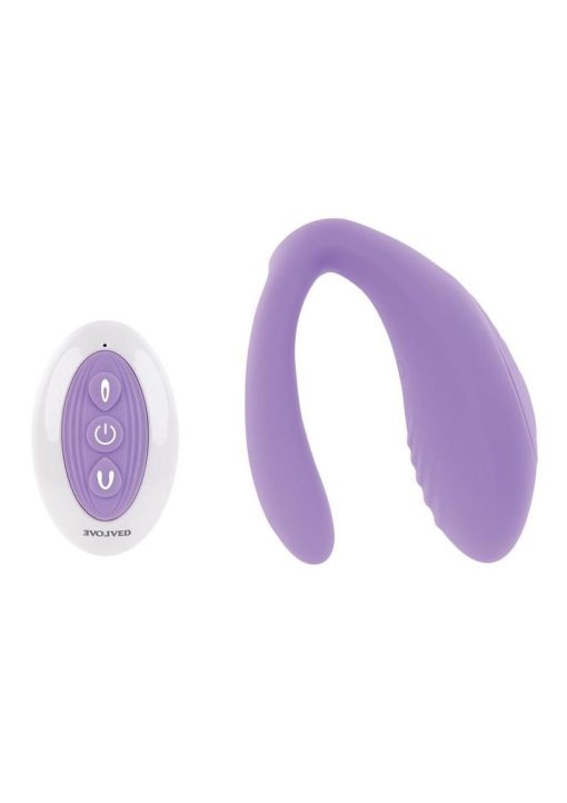 Petite Tickler Rechargeable Silicone Triple Stimulating Mini Vibrator with Remote Control - Lavender