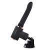 Too Hot to Handle Rechargeable Silicone Thrusting Vibrator with Suction Cup - Black