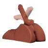 PDX Plus Perfect Ride Posable Male Masturbator - Caramel