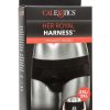 Her Royal Harness Backless Brief - 2XLarge/3XLarge - Black