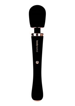 Bodywand Couture Rechargeable Silicone Massager - Black/Rose Gold