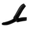 Lux Fetish The Original Facilitator Face Strap-On with Dildo - Black