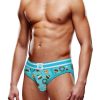 Prowler Christmas Pudding Brief - Medium - Blue/White