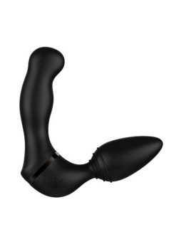 Nexus Revo Twist Rechargeable Silicone Rotating Dual Vibrator with Remote Control - Black