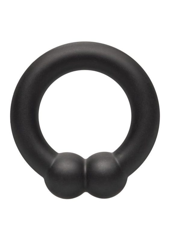 Alpha Liquid Silicone Sexagon Ring - Black