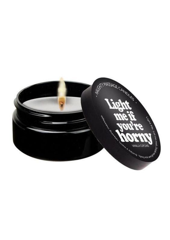 Kama Sutra Naughty Massage Candle Light Me If You`re Horny 2oz
