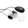 Trinity Men 20X Dual Cock Teaser with Cock andamp; Ball Ring - Clear