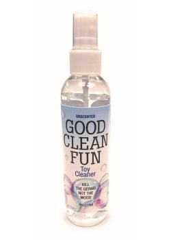 Good Clean Fun Toy Cleaning Spray Natural 4oz