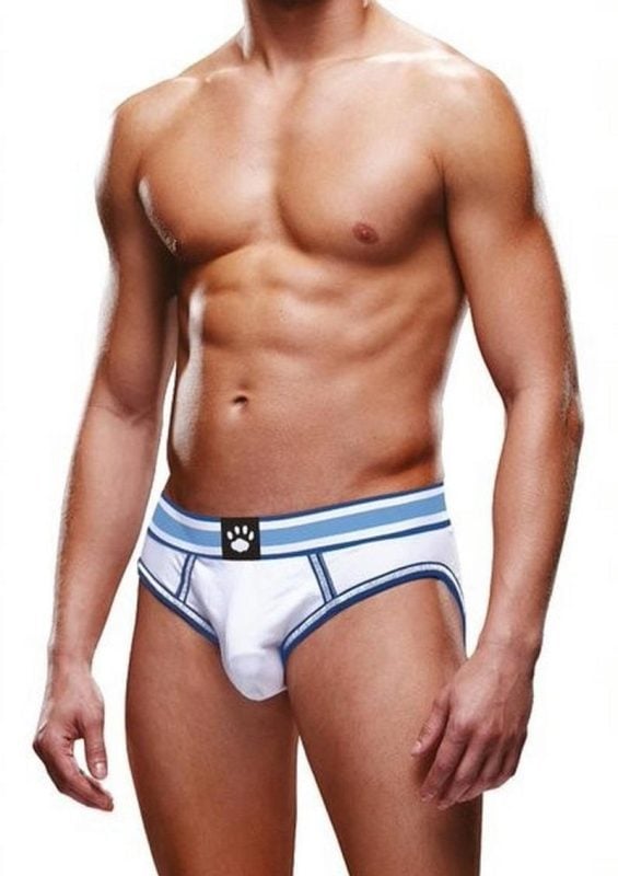 Prowler White/Blue Open Brief - Large