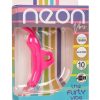 Neon Vibes The Flirty Vibe Rechargeable Silicone Finger Vibrator - Pink