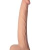 Realcocks Dual Layered Bendable Dildo 11in - Vanilla