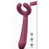 Please Me Rechargeable Silicone Vibrator - Plum Star