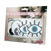 Peekaboo Yin and Yang Pasties - White/Blue