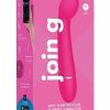 Love Distance Join G App Controlled Silicone Rechargeable G-Spot Vibrator - Pink