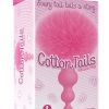 The 9`s - Cottontails Silicone Beaded Bunny Tail Butt Plug - Pink