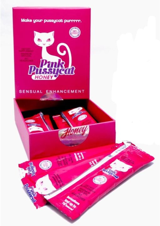 Pink Pussycat Enhancement Honey Passion Fruit Box (60 per display)