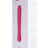 Svakom Anya Silicone Heating Vibrator - Plum Red/Silver